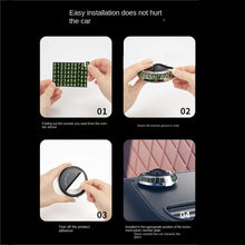 2-in-1 Rotating Car Phone Holder with Luminous Number Display