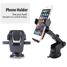 Premium ABS Car Phone Holder with Ultra-Grip Suction & Dual Lock System