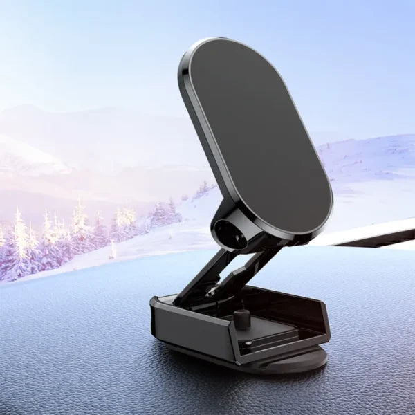 Foldable Magnetic Car Phone Holder – 360° Adjustable, Compact &amp; Multi-Use